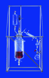 Reaction/distillation unit, one-way