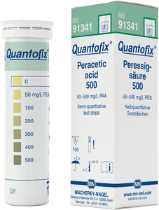 Semi-quantitative test strips QUANTOFIX peracetic acid 500