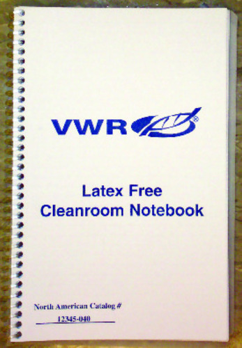 VWR® Cleanroom Spiral Notebooks, Latex-Free