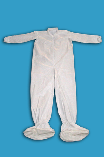 VWR® Disposable Coveralls with PVC Bootcovers and Bonded Seams