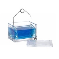 Microscope Slide Staining Dish with Rack