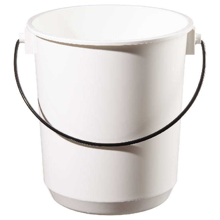 Nalgene® Buckets, White Polypropylene, Thermo Scientific