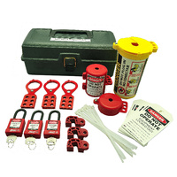 ZING Green Safety RecycLockout Lockout Tagout Kit, 32 Component, Deluxe Tool Box, ZING Enterprises