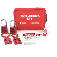 ZING Green Safety RecycLockout Lockout Tagout Kit, 11 Component, General Application, ZING Enterprises