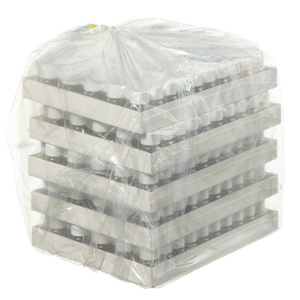 Clear PETG diagnostic bottles with closure sterile, bulk pack
