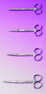 Dressing scissors, straight