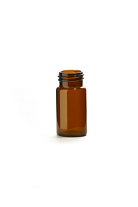 20 ml screw neck vial ND24, amber, 7.0 boro