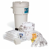 PIG® Oil-Only Spill Kit in 50-Gallon Wheeled Overpack Salvage Drum, New Pig