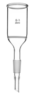 Eisco Glass Büchner Funnels with Jointed Stem