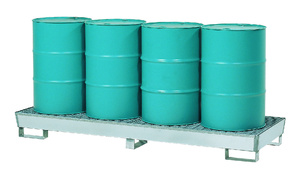 Pallets and sumps for drums and containers