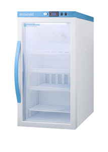 Pharma-vaccine series refrigerator with glass doors, 3 cu.ft.