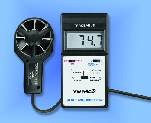 VWR ANEMOMETER/THERMOMETER DIG