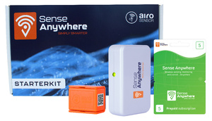 Starter kit AiroSensor T (AiroSensor 202030/00 + Accesspoint Indoor + 5 Credits Card)