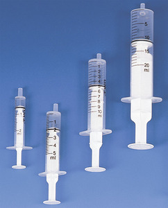 Disposable syringes, 3-parts, ONCE