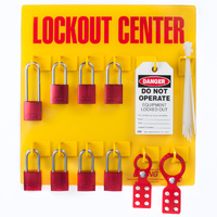 ZING Green Safety RecycLockout Lockout Tagout Station, 8 Padlock, ZING Enterprises