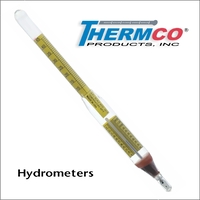 API Precision Combined Short Form Hydrometer, Thermco
