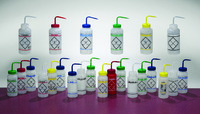 VWR® Wide Mouth Safety Wash Bottles, LDPE