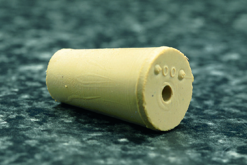 VWR® Pure Gum Rubber Stoppers, One-Hole