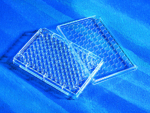 Clear bottom black and white polystyrene microplates, 96 well, Corning®