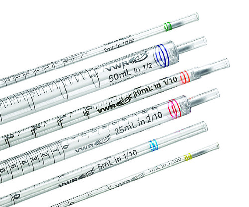 VWR® Disposable Serological Pipettes, Polystyrene, Sterile, Plugged