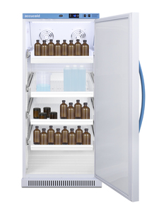 Refrigerator pharma lab solid door 8 cf