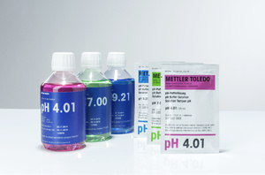 NIST Traceable pH Buffers with Temperature Table, METTLER TOLEDO®