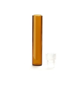 1 ml shell vial, amber, 8 mm plug with insertion barrier