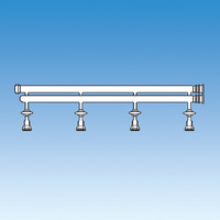 Double Tube Vacuum Manifold with Glass Stopcocks, Ace Glass Incorporated
