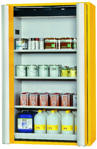 S90.196.120.FDAC RAL 1004, interior equipment with 3 x shelf, 1 x perforated insert, 1 x bottom collecting sump