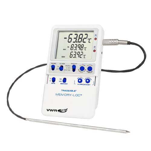 VWR® Traceable® Memory-Loc™ USB Datalogging ULT Freezer Thermometer