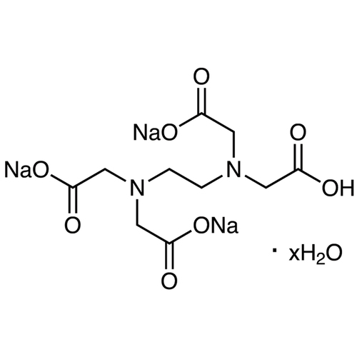 EDTA trisodium salt hydrate ≥98.0% (by titrimetric analysis) for biochemical research