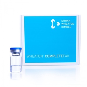 WHEATON® COMPLETEPACK Vials with Stoppers and Seals, Clear Glass
