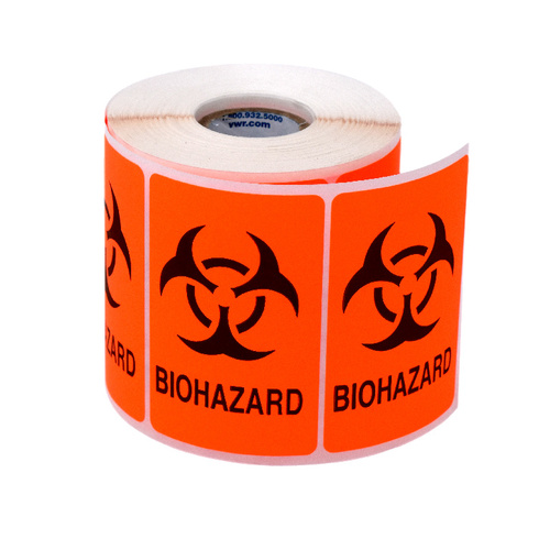 VWR® Biohazard Labels