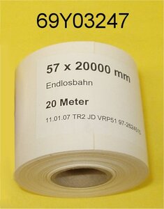 Adhesive labels for printers