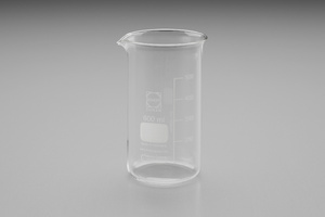 Glass beaker without lid, for S 10