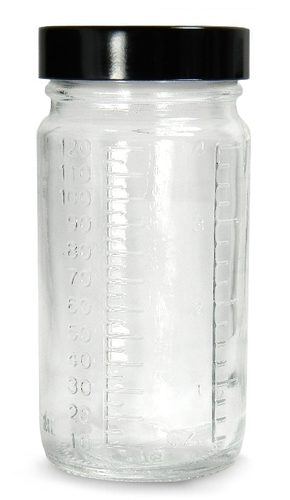 VWR® Graduated Wide Mouth AC Round Bottles, Clear
