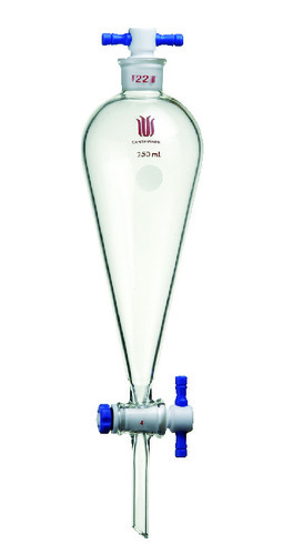 Synthware Separatory Funnel with PTFE Stopcock, Kemtech America