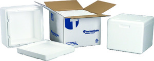 Insulated Shippers, Expanded Polystyrene (EPS), Foam Only and with Corrugate, Sonoco ThermoSafe