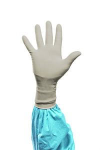 Surgical gloves, latex