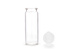 11 ml snap cap vial ND22, 45×22 mm, clear glass, 1st hydrolytic class; with 22 mm PE snap cap, transparent, closed top
