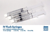 Sodium Chloride (0.9% ) I.V. Flush Syringes, Nurse Assist.Inc