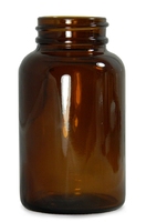VWR® Packer Style Bottles, Amber, Wide Mouth