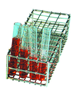 Racks for culture tubes, stainless steel