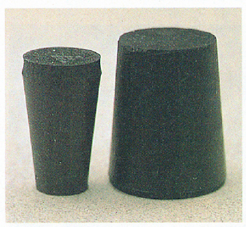 VWR® Solid Rubber Stoppers, Black