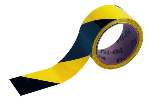 TAPE BLK YELLOW 2IN 18YD