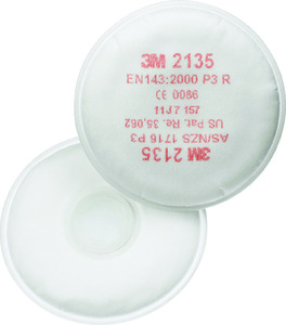 Particulate disc filters 2000 series for masks, 6000/7000/7500 series