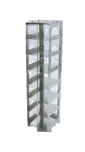 VWR® Chest Freezer LN₂ Vertical Racks for 3" Boxes, Stainless Steel