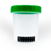 Rapid Response™ Plastic Collection Cup with Temperature Strip, BTNX