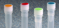Nalgene® HDPE High Profile Closures with Color Coders for Micro Packaging Vials, Thermo Scientific