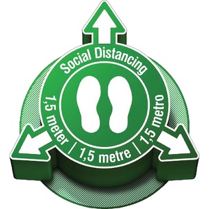 Sign safety 3D green
